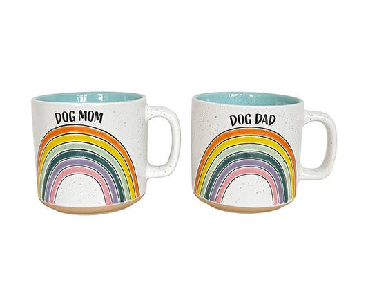 Rainbow Love Dog 16Oz Mug - Dog Mom Dog Dad