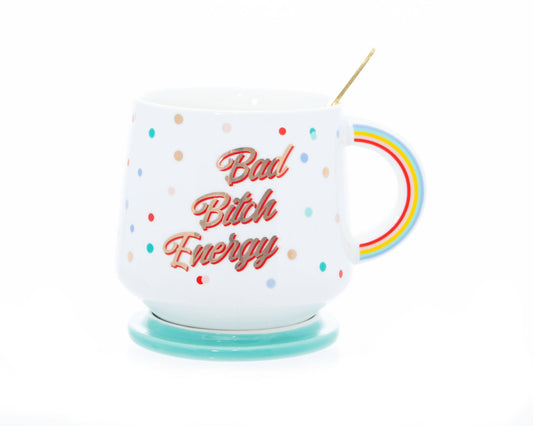 Rainbow Mug - Bad Bi Energy