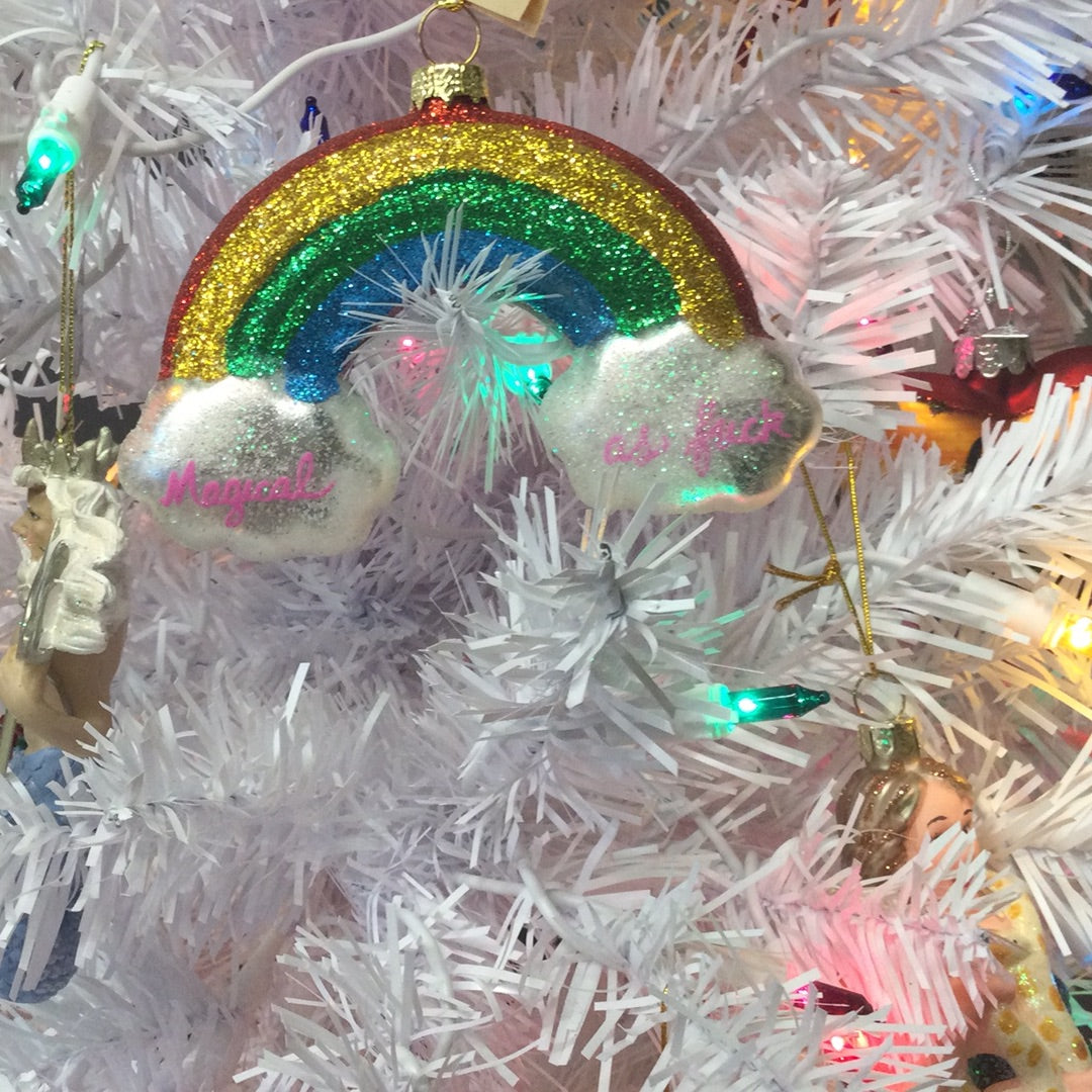 Magical as F*ck Rainbow Ornament