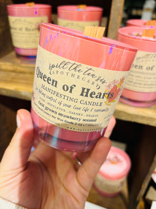 Queen of Hearts Manifesting Soy Wax Candle - 9 oz