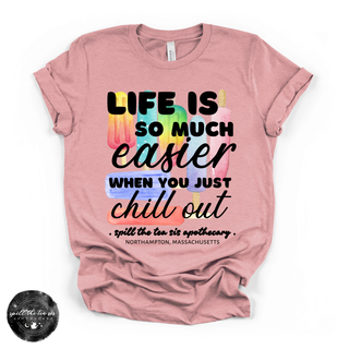Life Is Easier When You Chill Out Popsicle Tee | Funny Summer Graphic T-Shirt