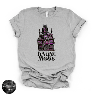 Haunt Mess Tee | Funny Halloween Ghost Graphic T-Shirt