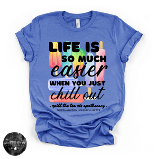 Life Is Easier When You Chill Out Popsicle Tee | Funny Summer Graphic T-Shirt
