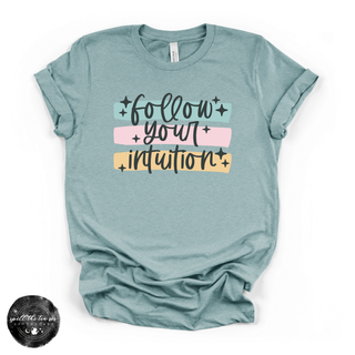 spiritual t-shirt with intuition quote