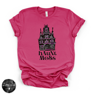 Haunt Mess Tee | Funny Halloween Ghost Graphic T-Shirt