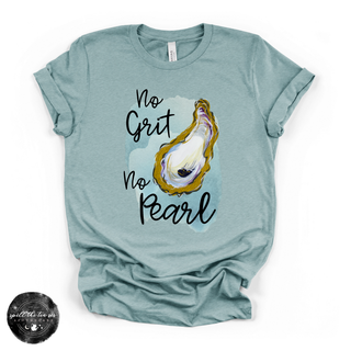 No Grit No Pearl Tee | Oyster Nautical Graphic T-Shirt