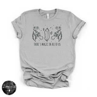 Unisex graphic tee printed in house