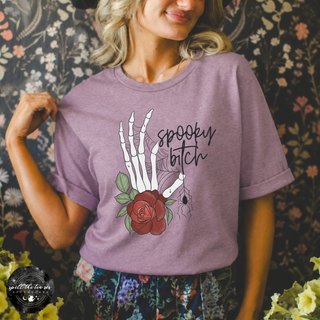 Spooky Bitch Tee | Witchy Halloween Graphic T-Shirt