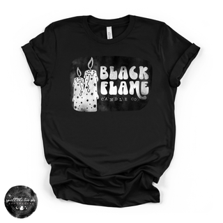 Black Flame Candle Co. Tee | Spooky Halloween Candle Graphic T-Shirt