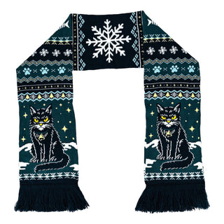 Yule Cat Holiday Scarf