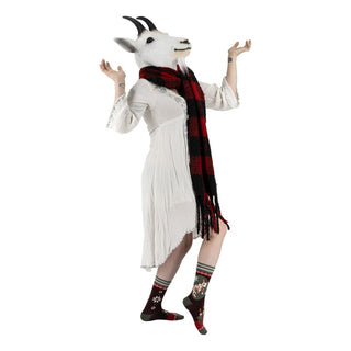 Yule Goat Crew Socks