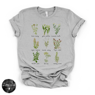 Kitchen witch graphic tee Bella Canvas shirt grey