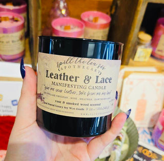 Leather & Lace Manifesting Soy Wax Candle - 9 oz