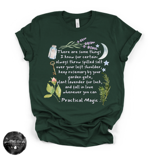 Practical Magic Quote Tee  (WHITE DESIGN) | Witchy Graphic T-Shirt