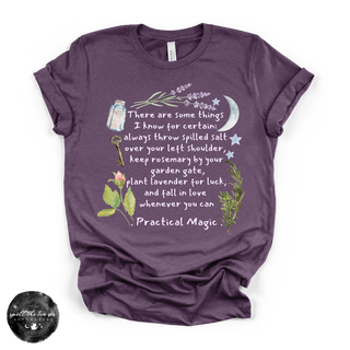 Practical Magic Quote Tee  (WHITE DESIGN) | Witchy Graphic T-Shirt