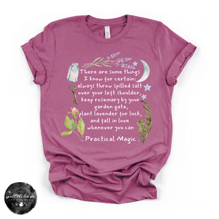 Practical Magic Quote Tee  (WHITE DESIGN) | Witchy Graphic T-Shirt