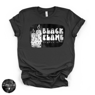 Black Flame Candle Co. Tee | Spooky Halloween Candle Graphic T-Shirt