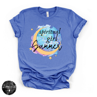 Spiritual Girl Summer Tee | Mystical Witchy Graphic T-Shirt