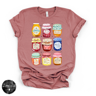 Honey & Jam Tee | Cottagecore Foodie Graphic T-Shirt