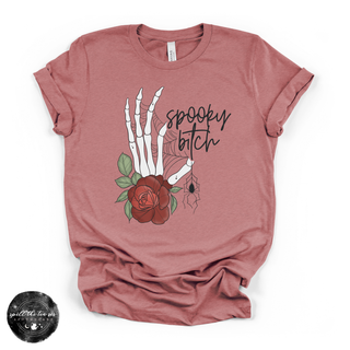 Spooky Bitch Tee | Witchy Halloween Graphic T-Shirt