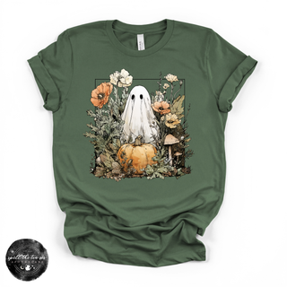 Ghostly Pumpkin Tee | Cute Spooky Halloween Graphic T-Shirt