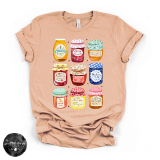 Honey & Jam Tee | Cottagecore Foodie Graphic T-Shirt