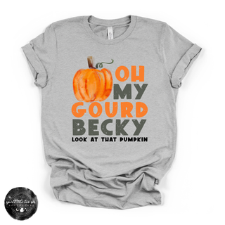 Oh My Gourd, Becky Tee | Funny Pumpkin Fall Graphic T-Shirt