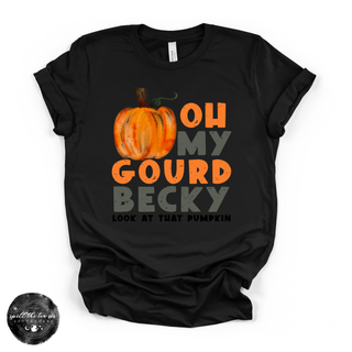Oh My Gourd, Becky Tee | Funny Pumpkin Fall Graphic T-Shirt