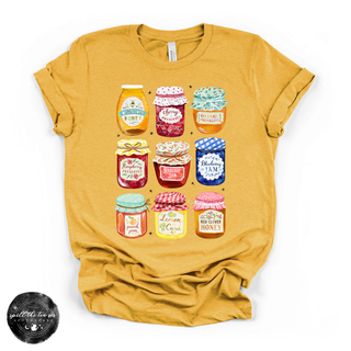 Honey & Jam Tee | Cottagecore Foodie Graphic T-Shirt