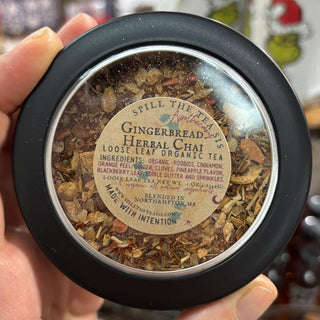 Gingerbread Herbal Chai Tea Tin