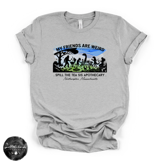 My Friends Are Weird Tee | Funny Cryptid Graphic T-Shirt