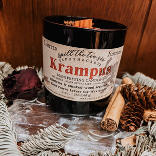 Krampus Black Jar Candle - 9oz