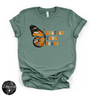 Protect Your Peace Fall Tee | Cozy Autumn Graphic T-Shirt