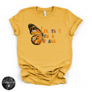 Protect Your Peace Fall Tee | Cozy Autumn Graphic T-Shirt