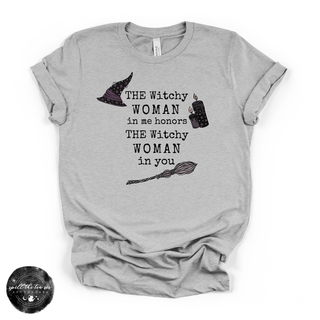 The Witchy Woman in Me Black Tee | Witchy Graphic T-Shirt