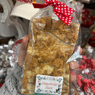 Holiday Milk & White Chocolate Gingerbread Bark