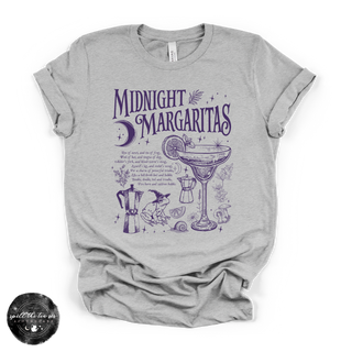 Midnight Margaritas Spell Tee | Witchy Cocktail Graphic T-Shirt
