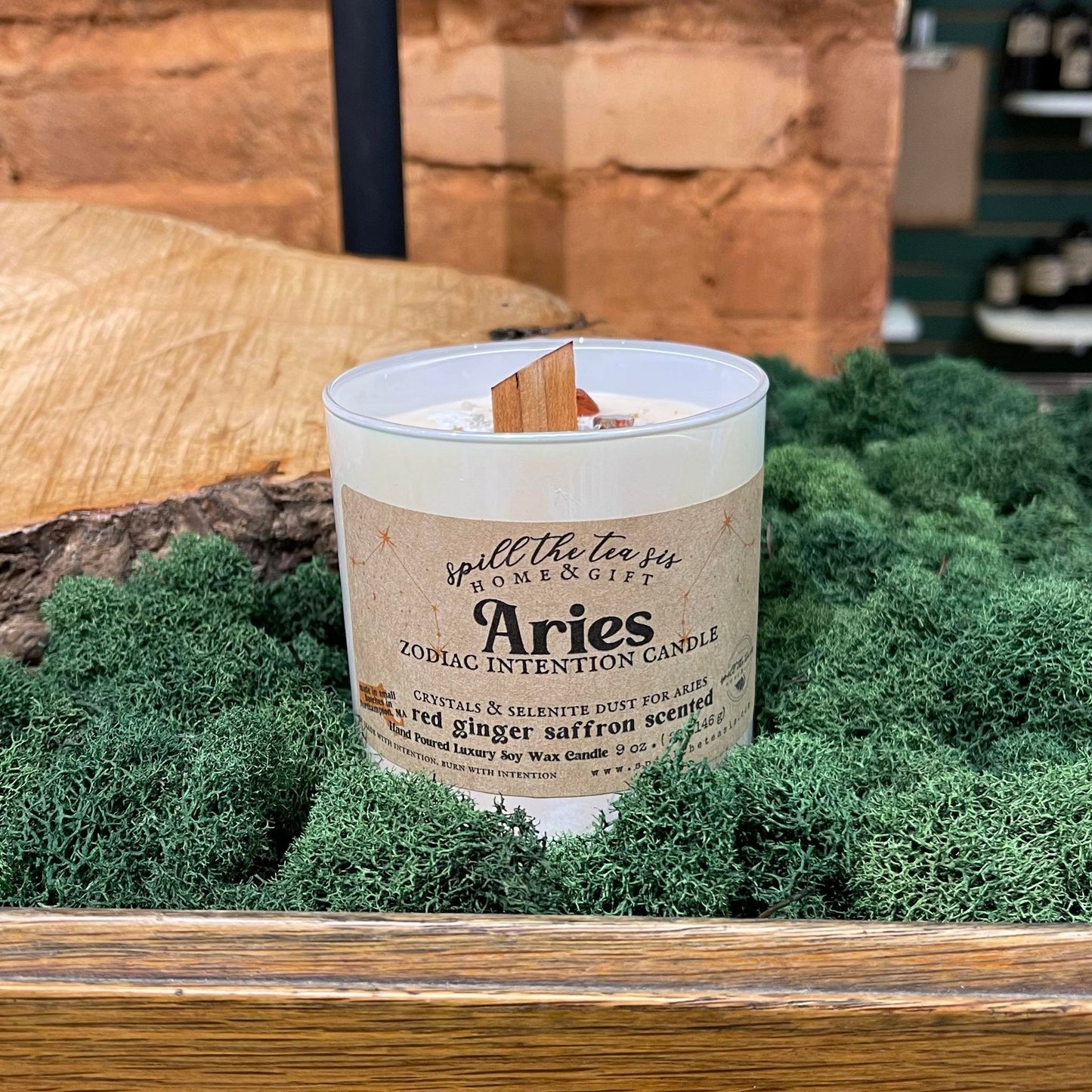 Aries Zodiac Intention Soy Wax Candle - 9oz