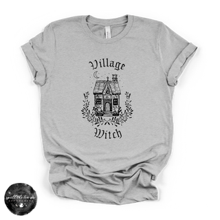 Village Witch House Tee | Cozy Cottage Witch Graphic T-Shirt