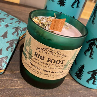 Big Foot Sasquatch Intention Soy Wax Candle - 9oz