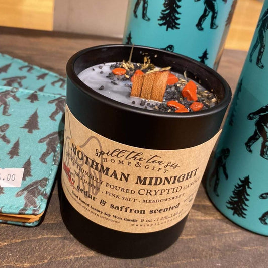 Mothman Midnight Intention Soy Wax Candle - 9oz
