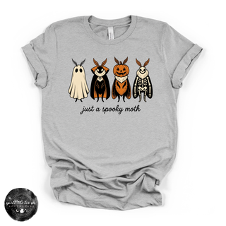 Spooky Moth(man) Tee | Cryptid Halloween Graphic T-Shirt