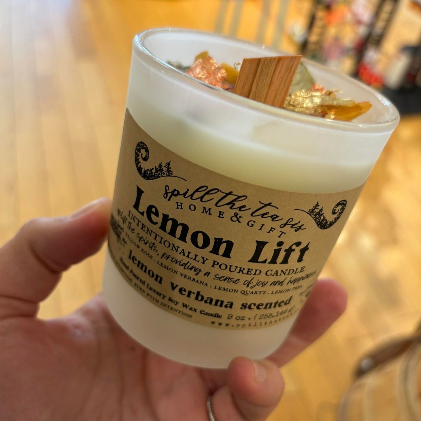 Lemon Lift Intention Soy Wax Candle - 9oz