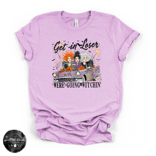 Get In Loser, We're Going Witchin' Tee | Funny Witchy Halloween Graphic T-Shirt