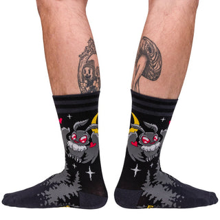 Cute Mothman Crew Socks