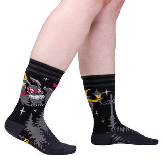 Cute Mothman Crew Socks