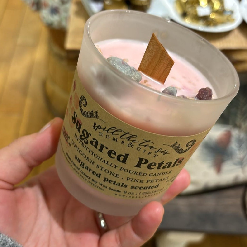 Sugared Petals Intention Jar Candle - 9oz