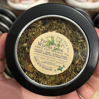 Peppermint Winter Solstice Tea Tin