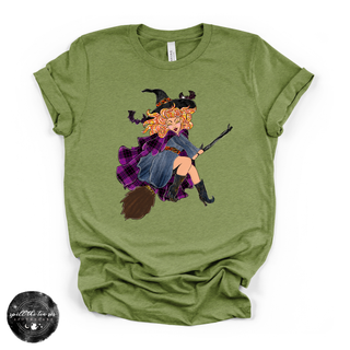 Cutesy Witch Tee | Cute Witchy Halloween Graphic T-Shirt