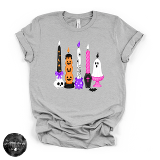 Halloween Candles Tee | Spooky Apothecary Graphic T-Shirt